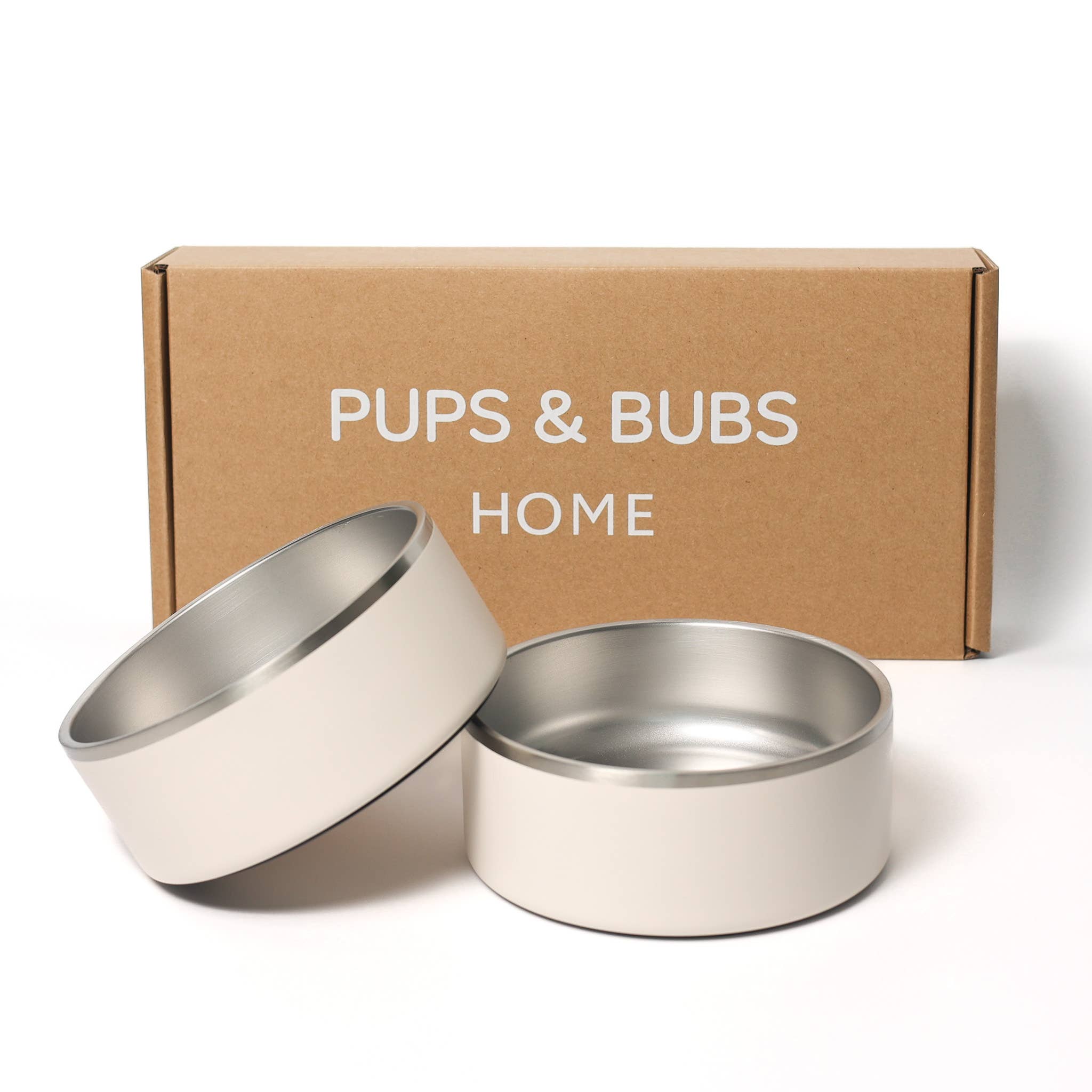 16oz Stainless Steel Bowl Set – Coconut & Sea Salt
