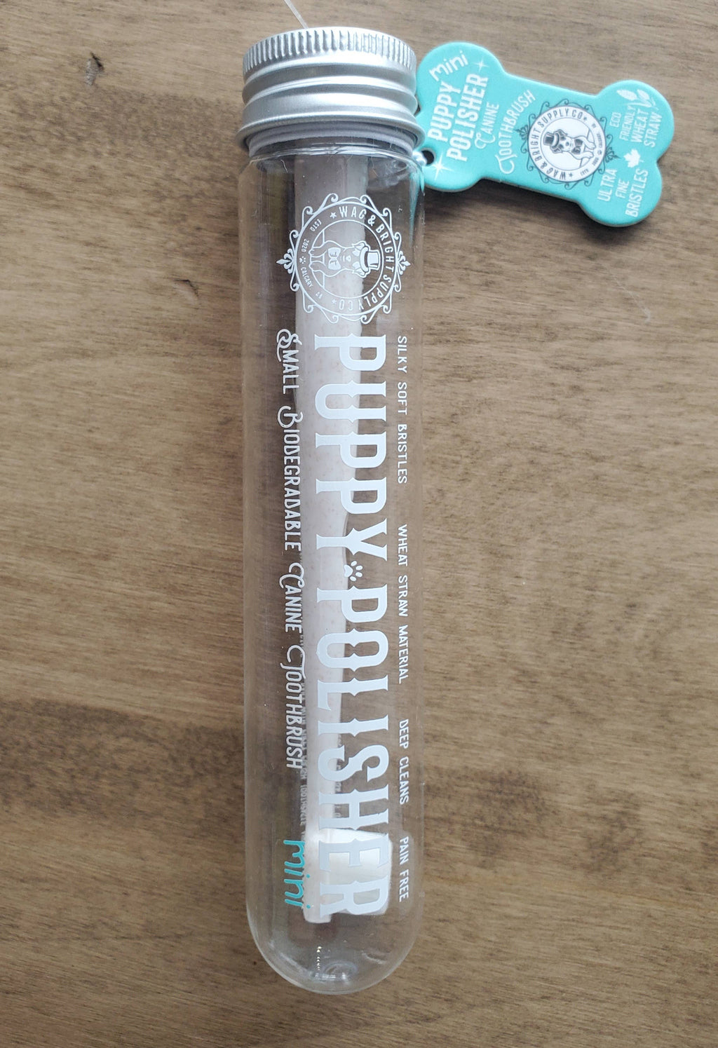 Wag & Bright Supply Co. Puppy Polisher Eco Toothbrush – Mini (Small)