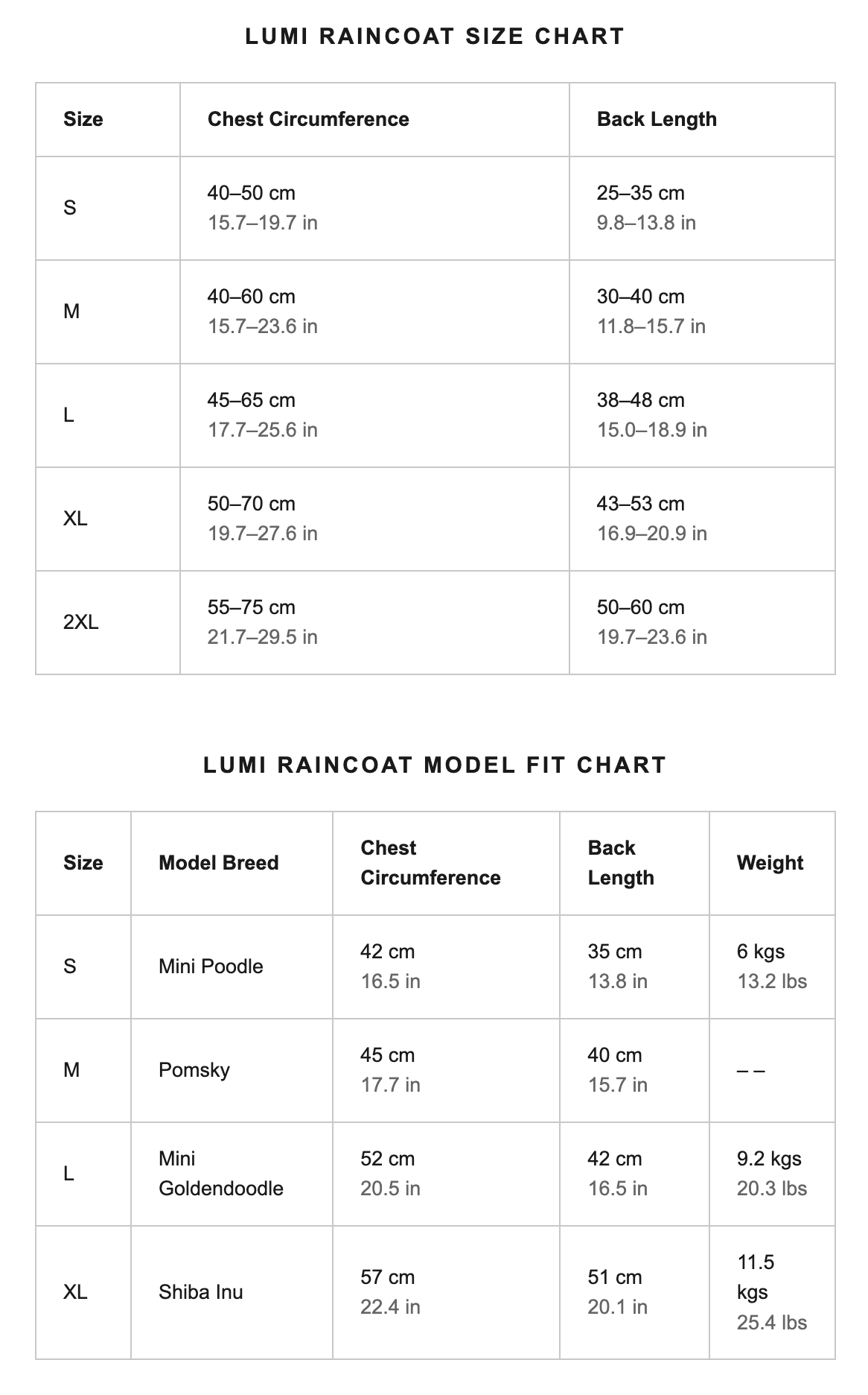 Pups & Bubs Lumi Raincoat for Dogs
