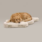 Hide Shape Leak-Resistant Dog Bed – Faux Fur, 5 Colours & 2 Sizes
