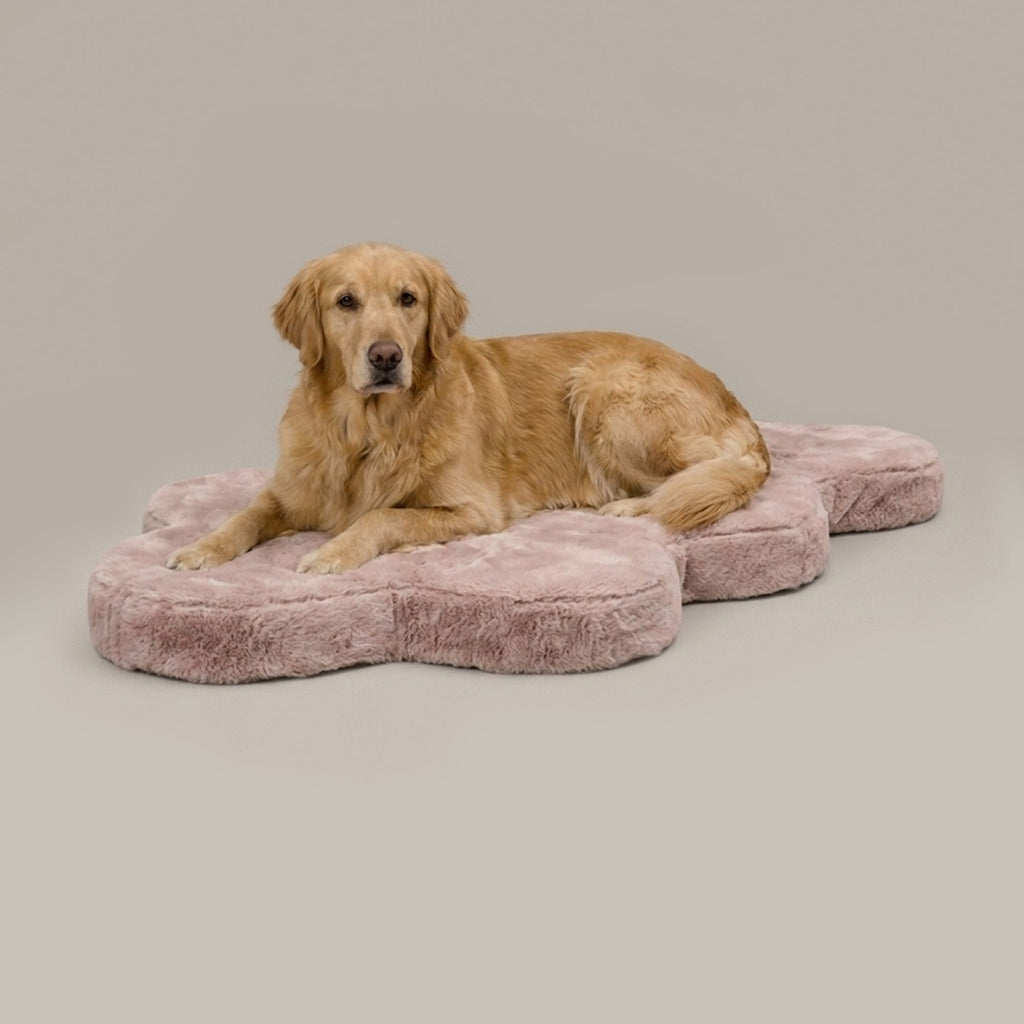 Hide Shape Leak-Resistant Dog Bed – Faux Fur, 5 Colours & 2 Sizes