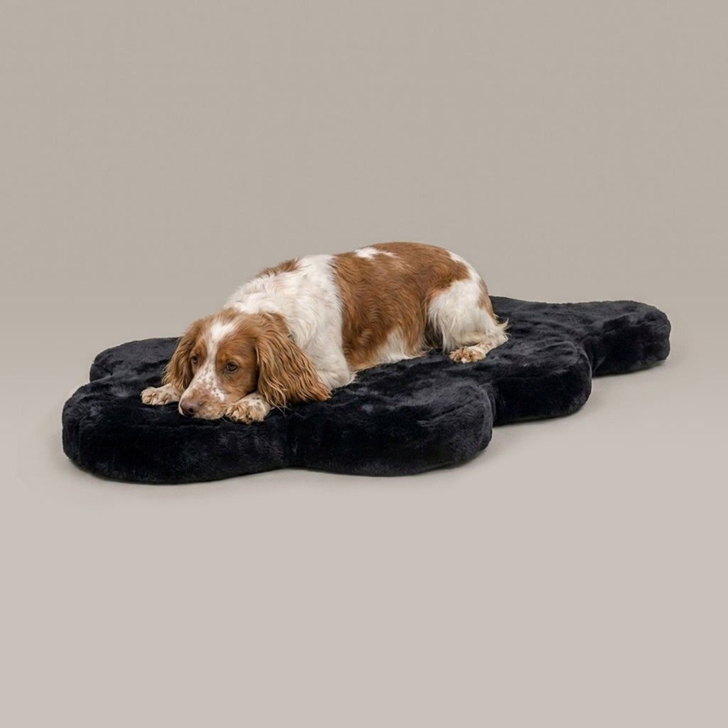 Hide Shape Leak-Resistant Dog Bed – Faux Fur, 5 Colours & 2 Sizes