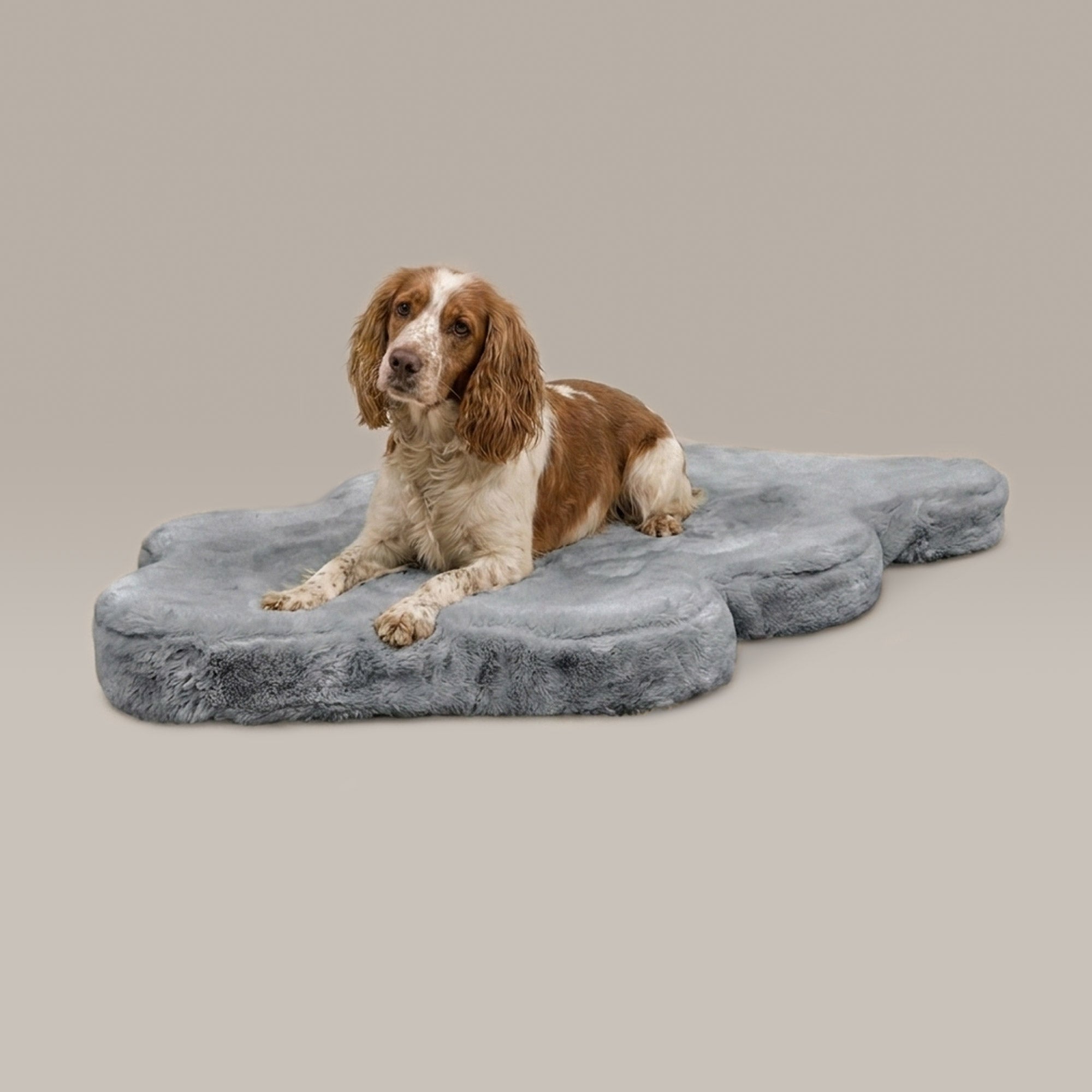 Hide Shape Leak-Resistant Dog Bed – Faux Fur, 5 Colours & 2 Sizes