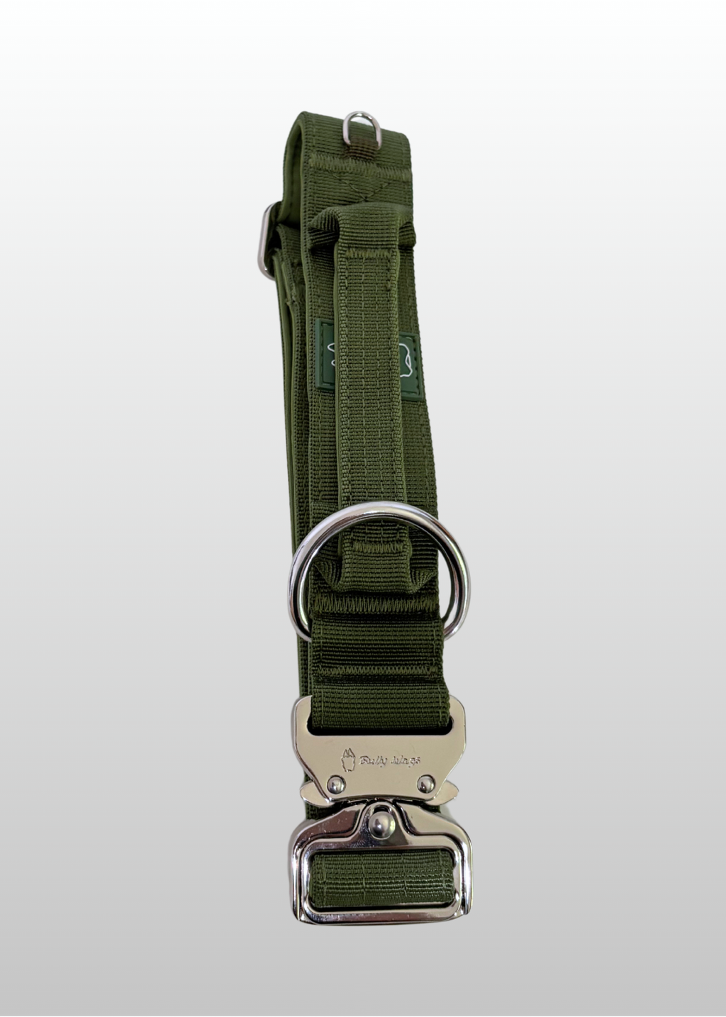1.5" Tactical Collar with Handle - Cactus Green