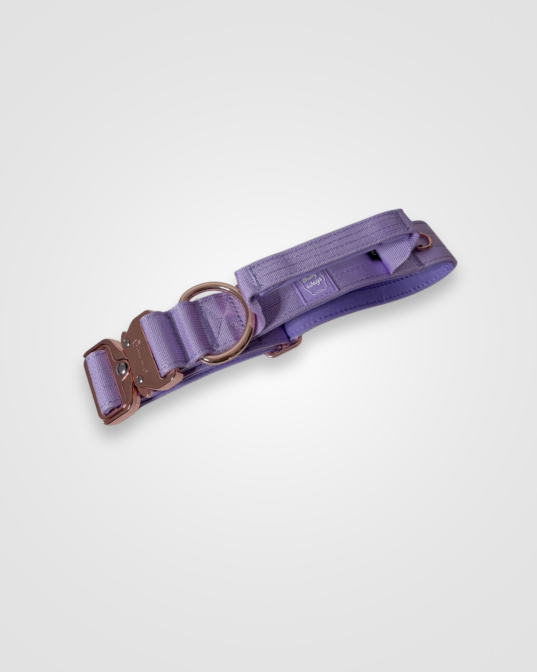 1.5" Tactical Collar with Handle - Lilac