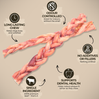 Bully Bunches 12" Standard Braided Bully Stick