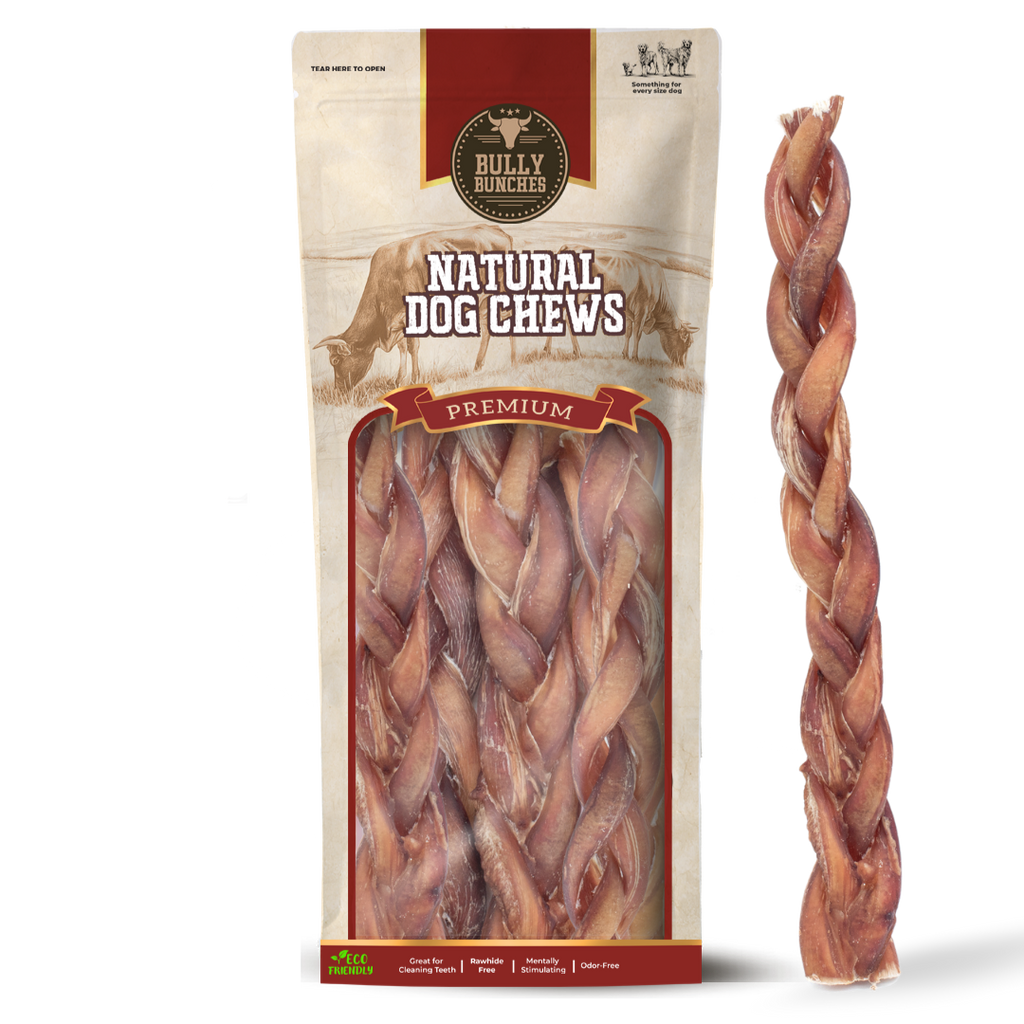 Bully Bunches 12" Standard Braided Bully Stick
