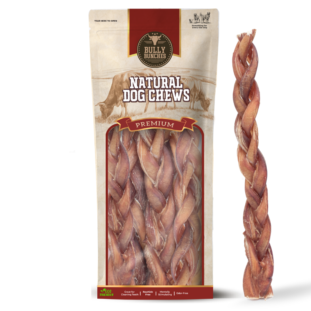 Bully Bunches 12" Standard Braided Bully Stick