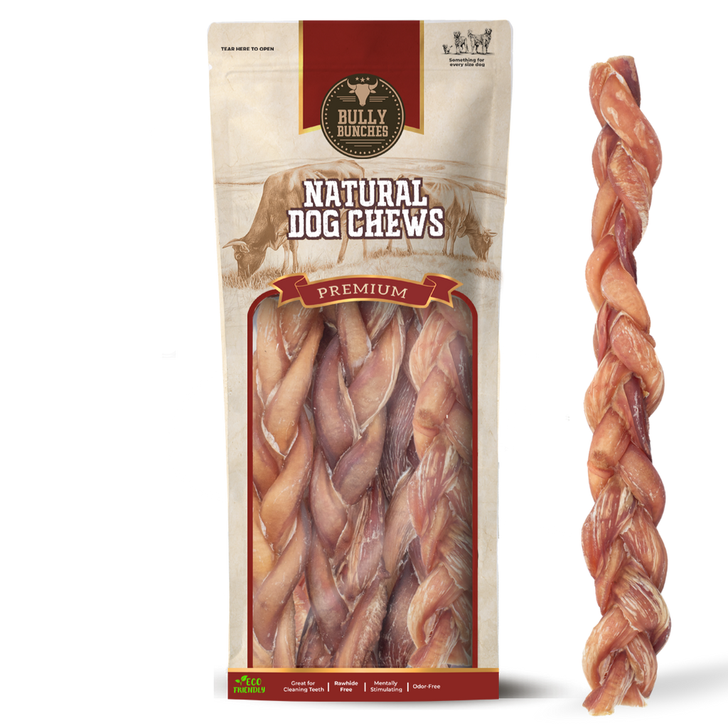 Bully Bunches 12" Thick Braided Bully Stick