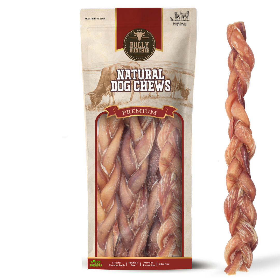 Bully Bunches 12" Thick Braided Bully Stick