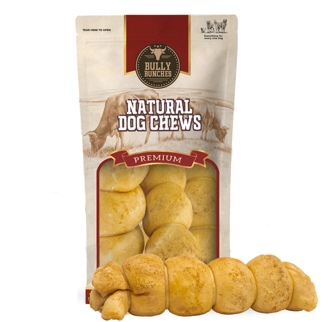 Peanut Butter Beef Cheek Roll for Medium & Large Dogs – 10–12 Inch