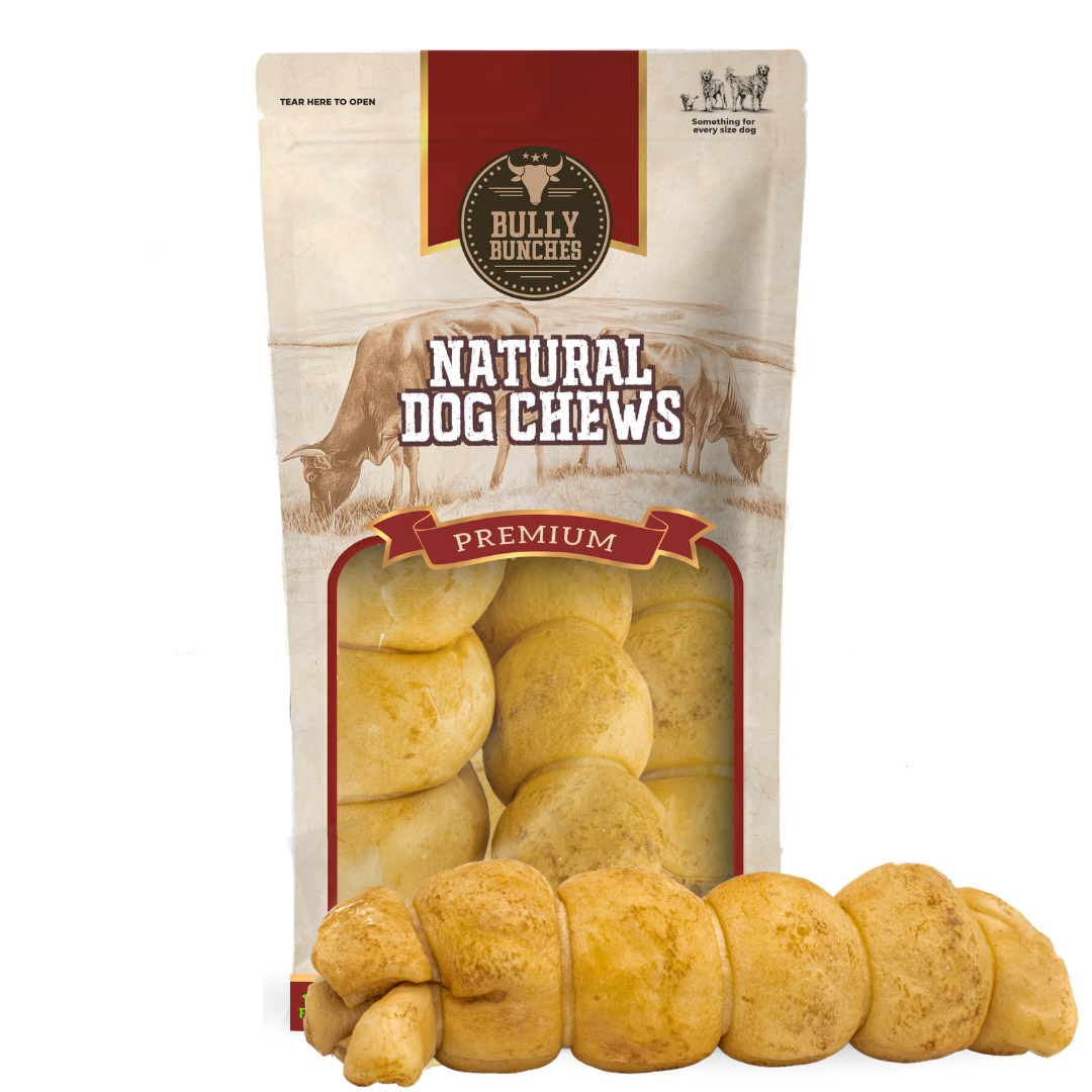 Peanut Butter Beef Cheek Roll for Medium & Large Dogs – 10–12 Inch