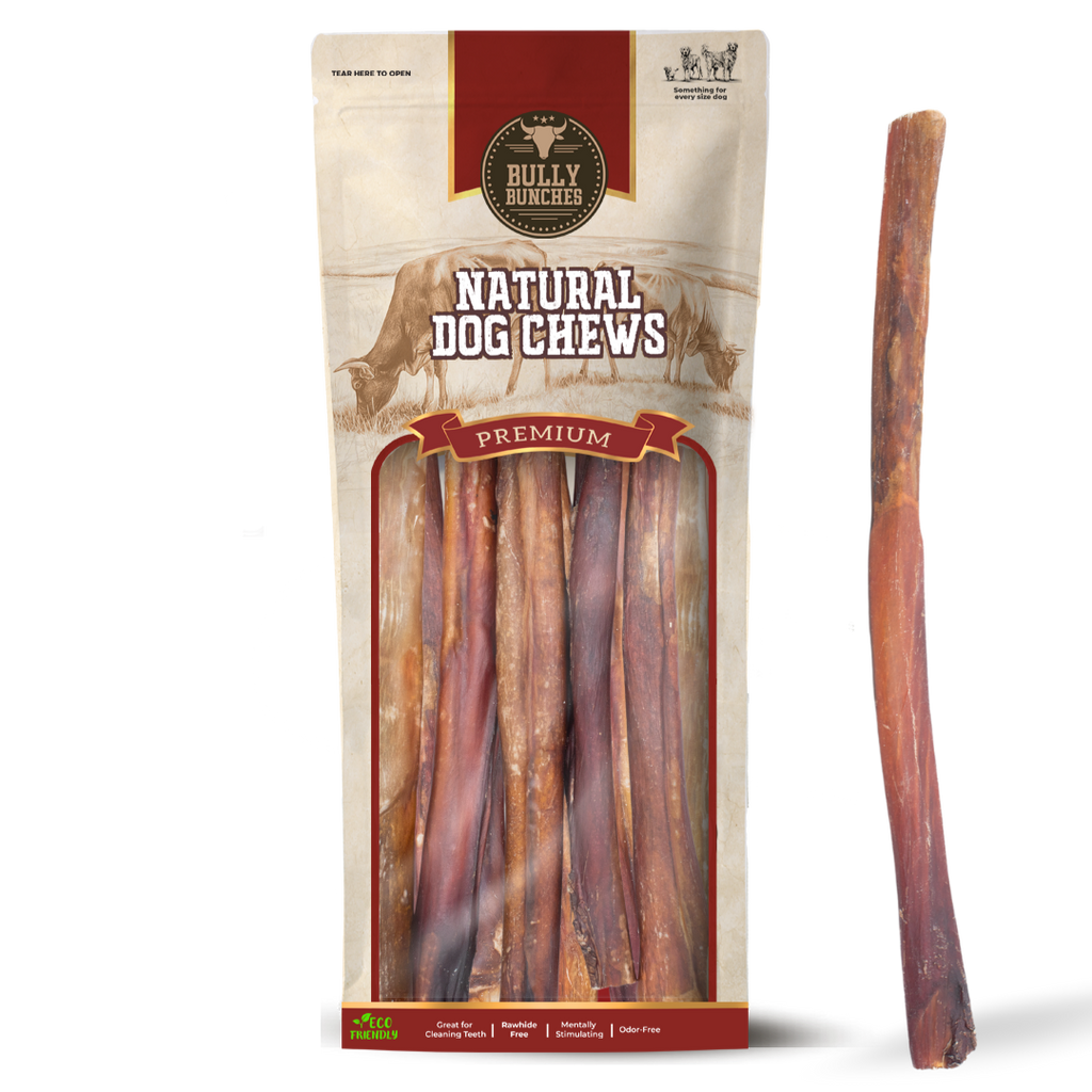 Champion Chew Collagen & Bully Stick Dog Chew – 10–12 Inch
