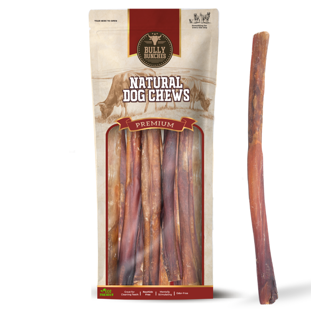 Champion Chew Collagen & Bully Stick Dog Chew – 10–12 Inch