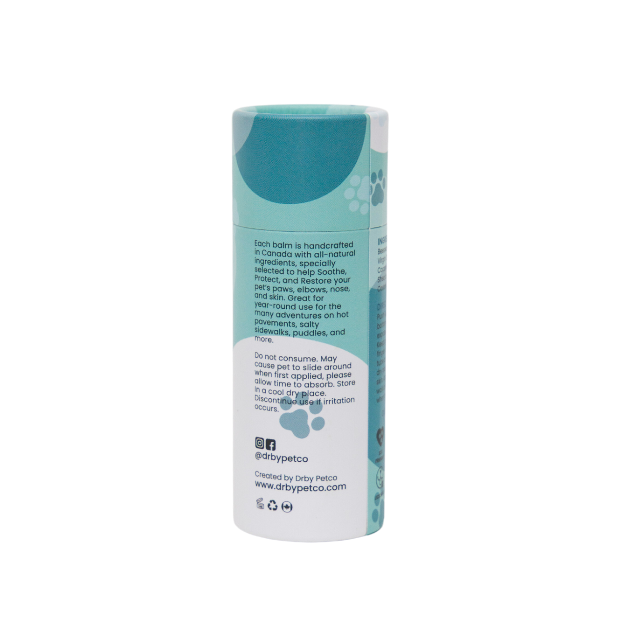 Drby All Natural Paw Balm – 1oz & 2oz