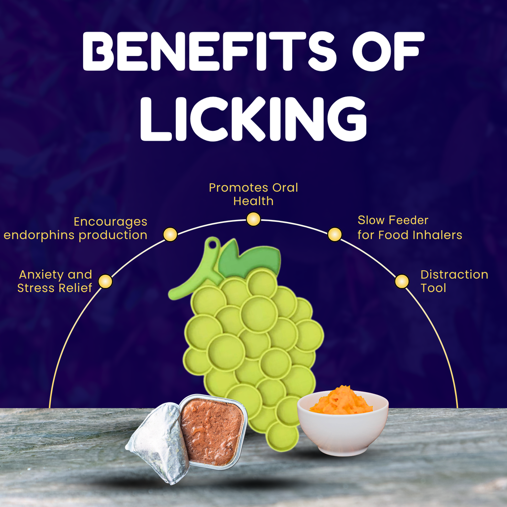 PawzNDogz Crispy Grapes™ Lick Mat & Spatula