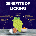 PawzNDogz Crispy Grapes™ Lick Mat & Spatula