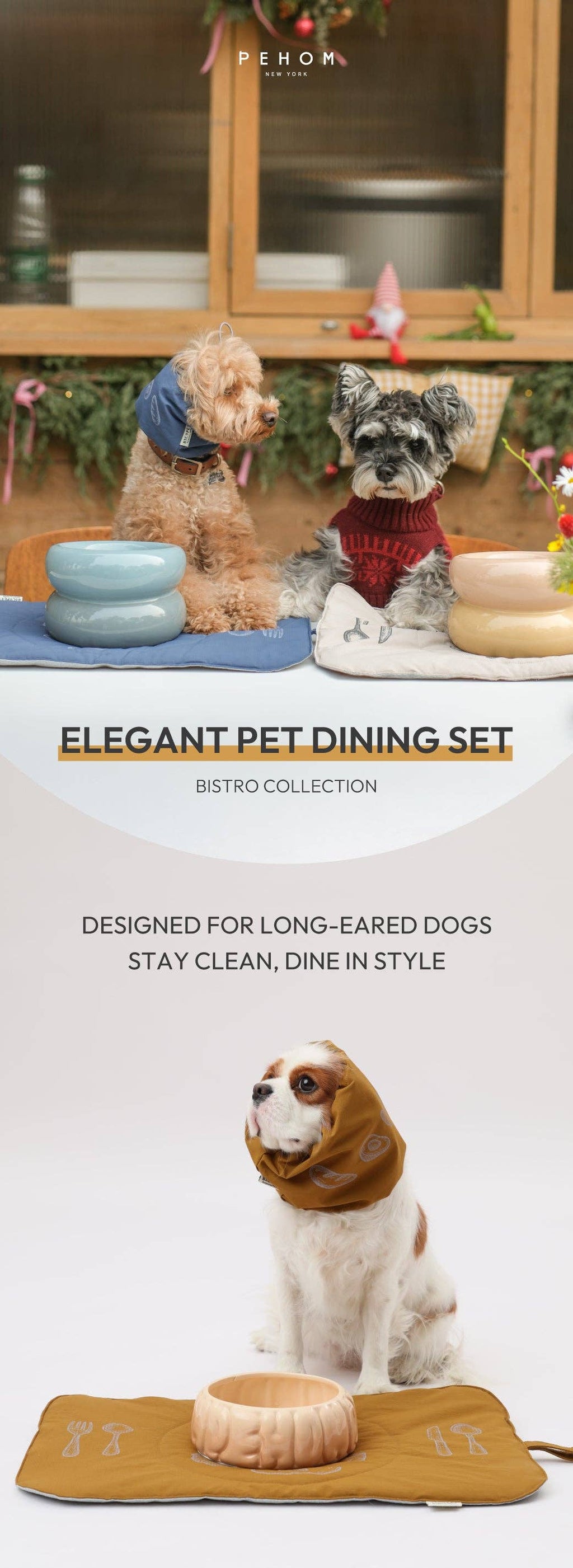 Bistro Snood Dog Ear Wrap