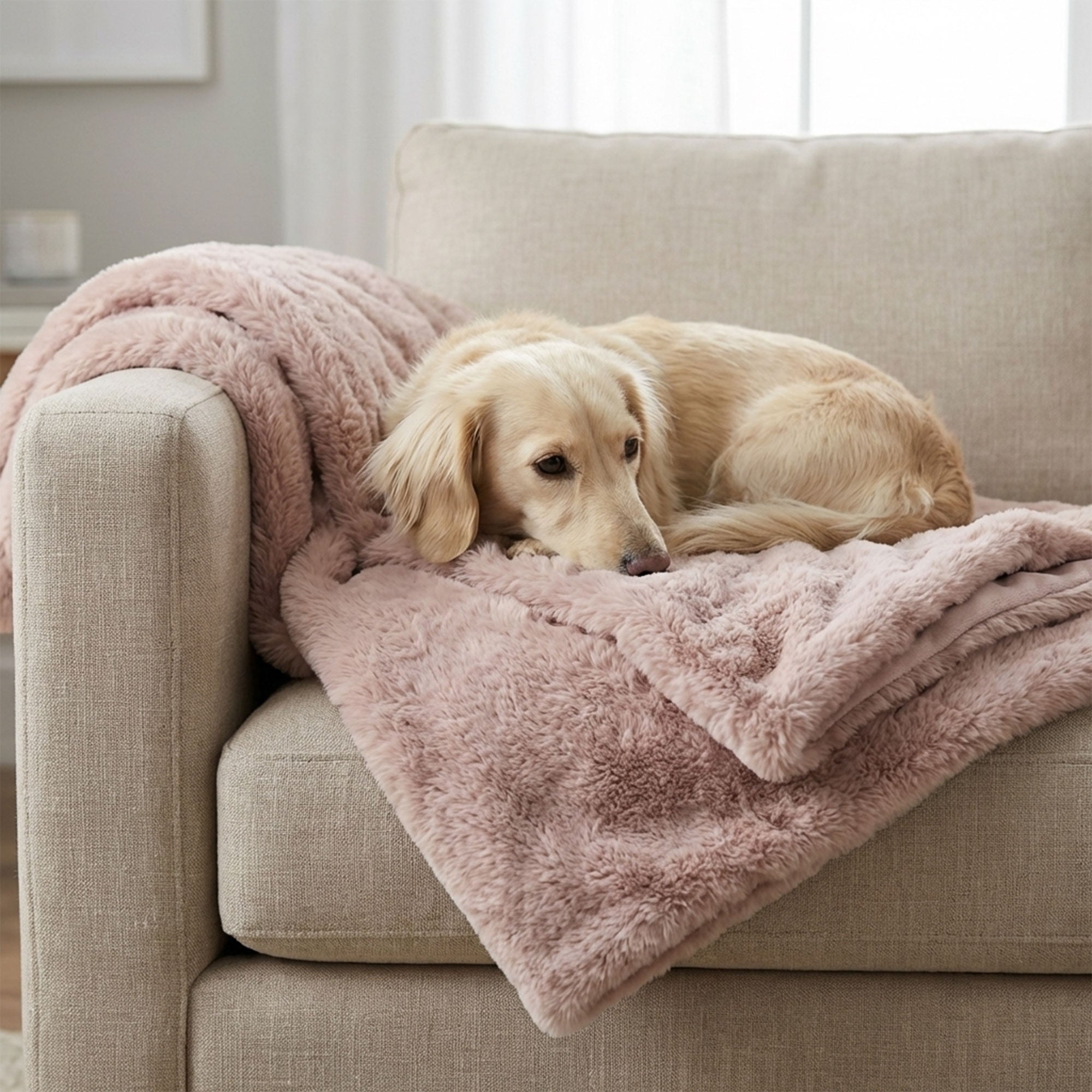 Pixie Pet Throw – Faux Fur, Leak-Resistant, 5 Colours