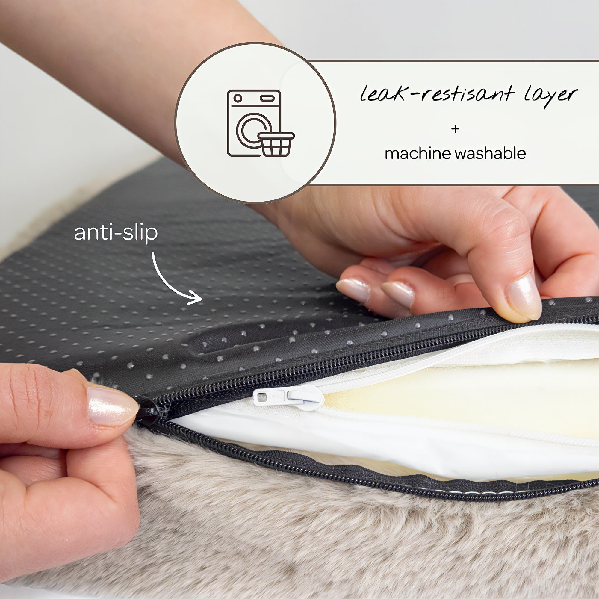 pixie pad leak-resistant dog bed