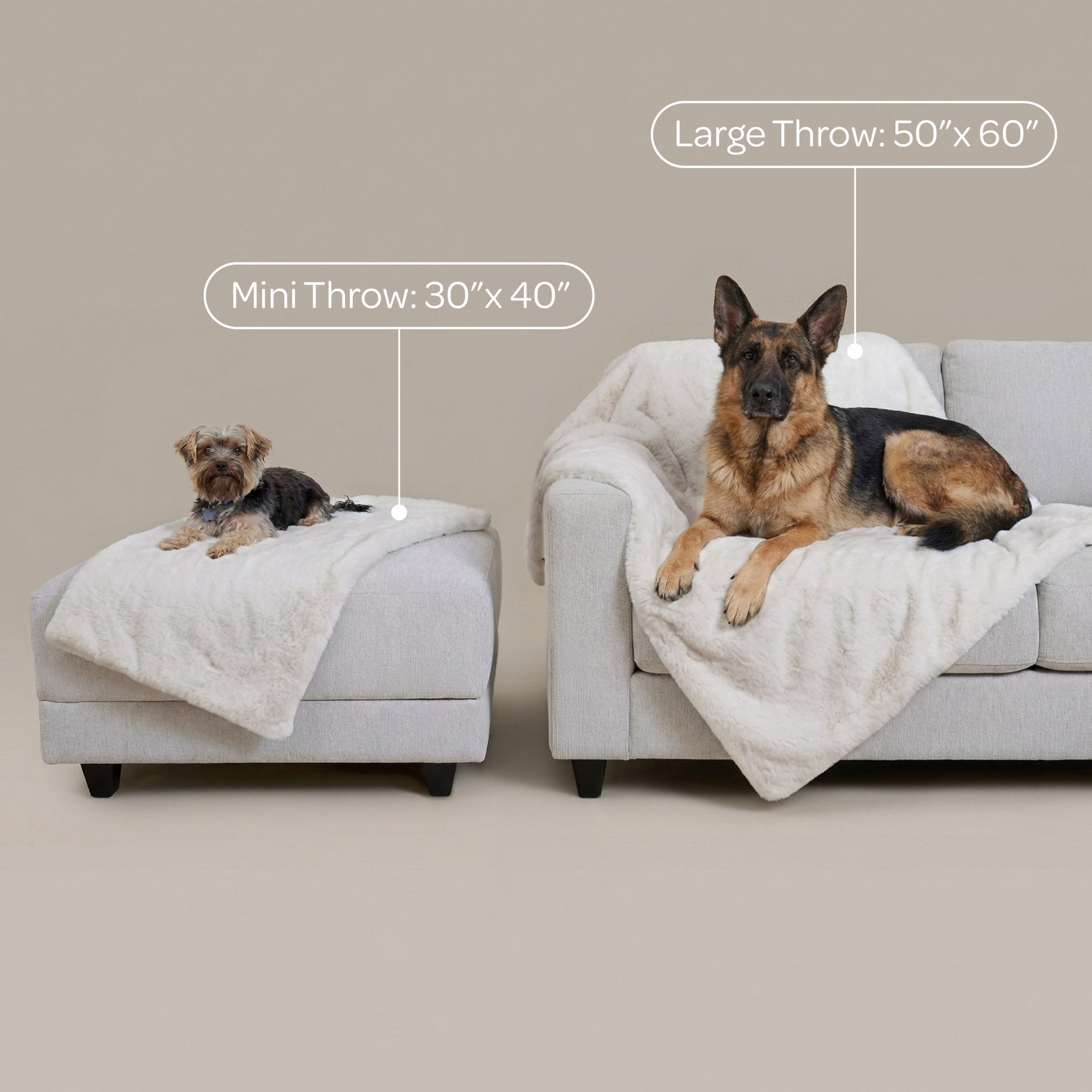 Pixie Pet Throw – Faux Fur, Leak-Resistant, 5 Colours