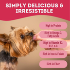 Duck & Cranberry Soft Dog Treats: Chewy & All-Natural