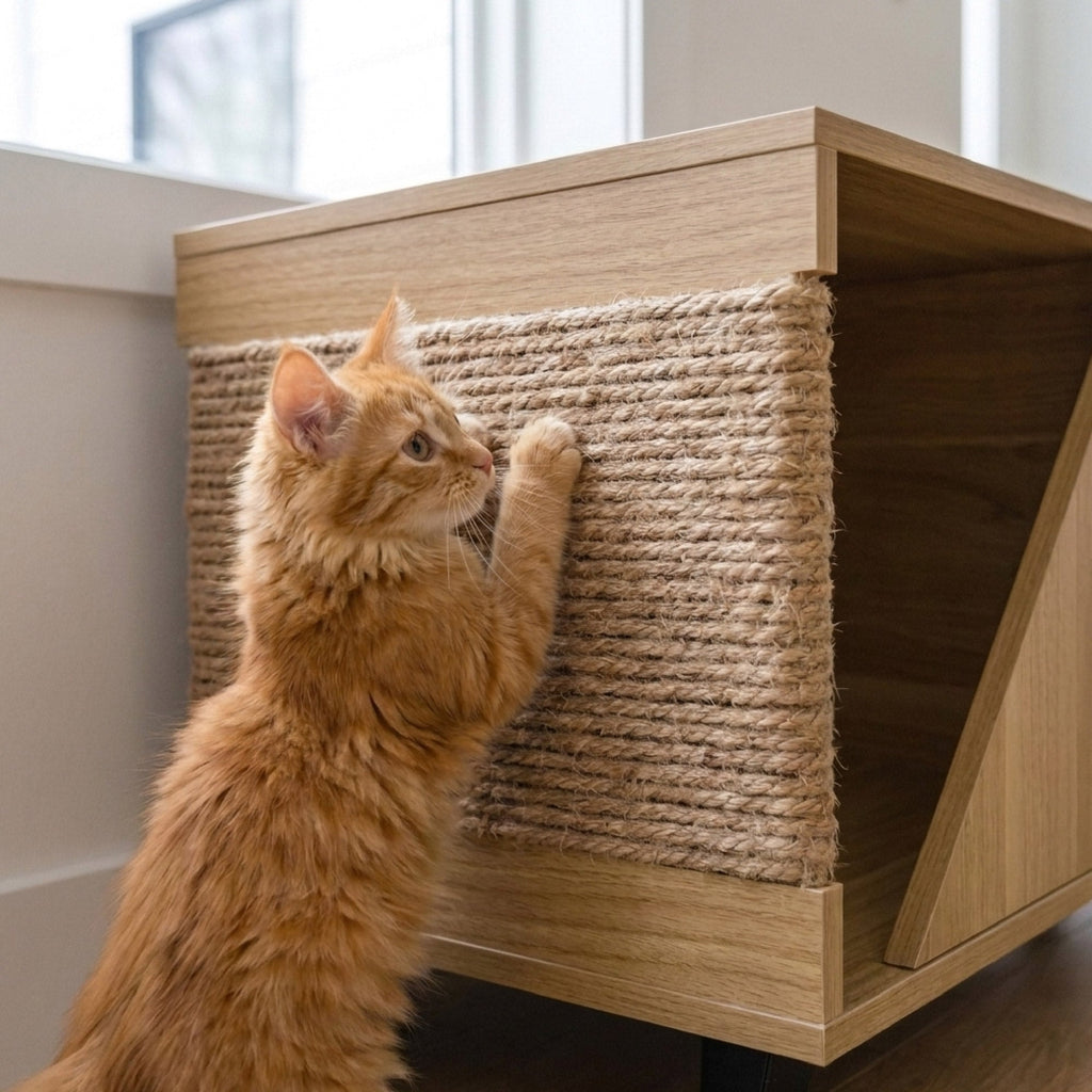 Jessie Jr. Pet Cabinet – Nook, Storage & Scratcher