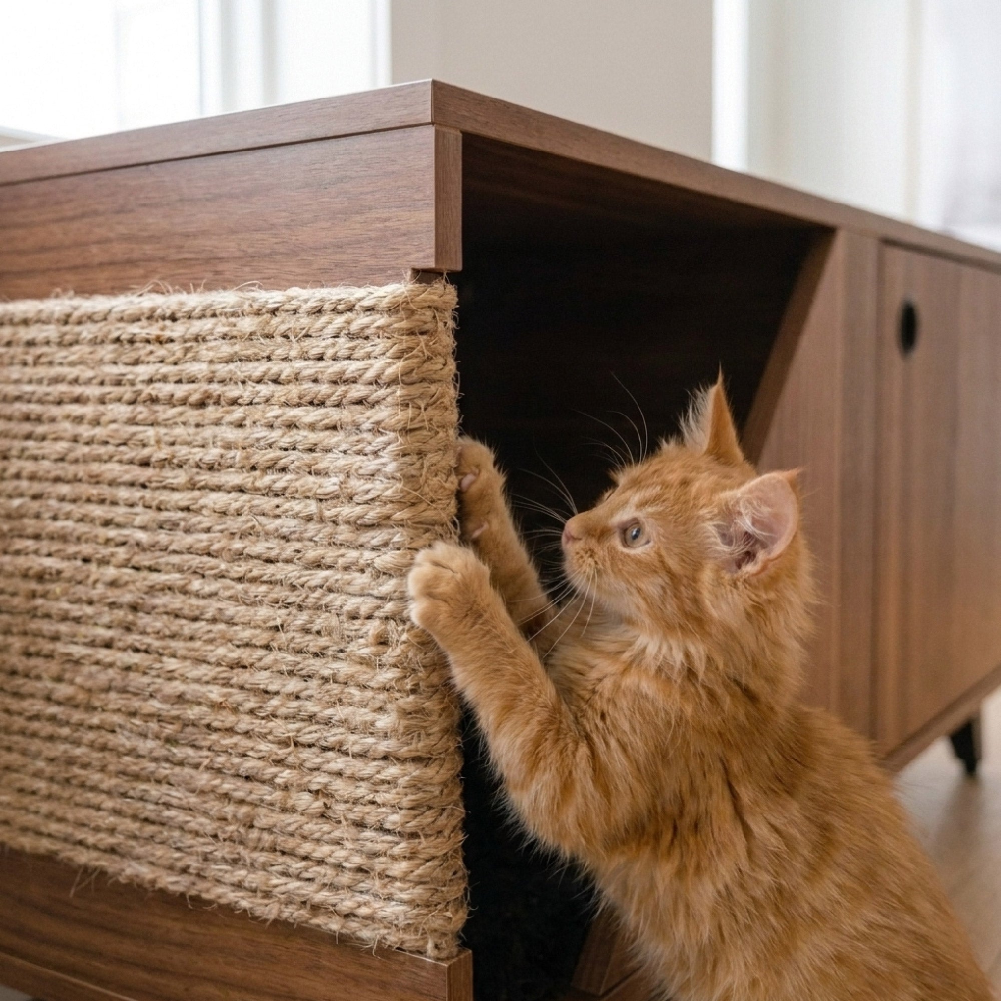 Jessie Jr. Pet Cabinet – Nook, Storage & Scratcher