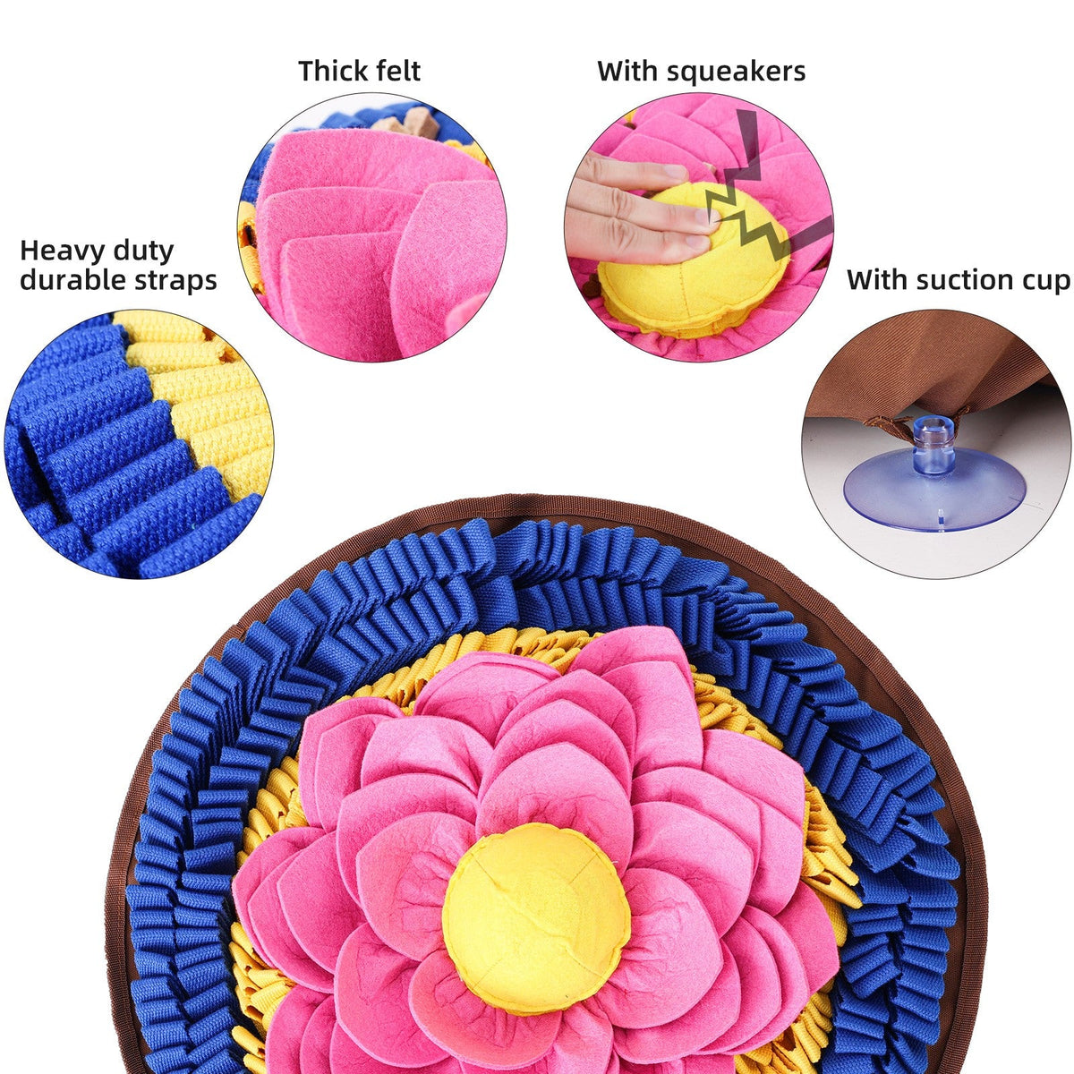PawzNDogz Divine Lotus™ AntiBite Snuffle Mat