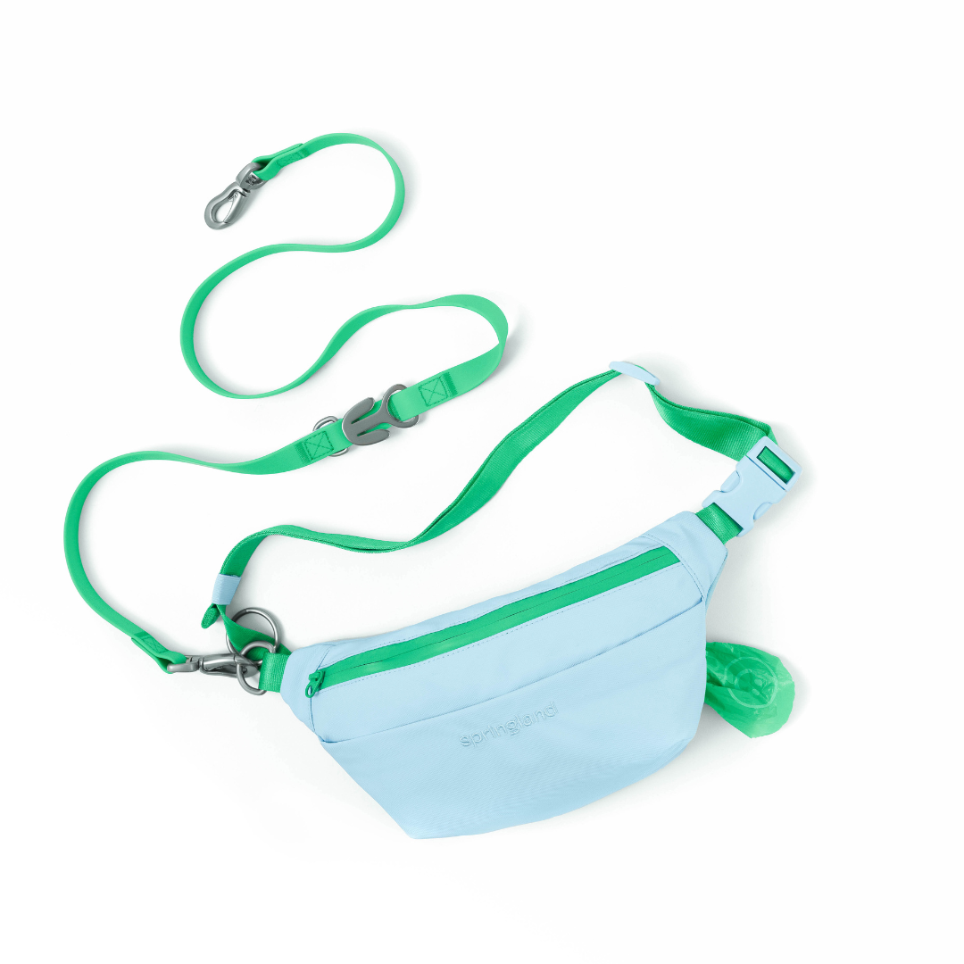 Hands-Free Dog Walking Bag WITH Leash