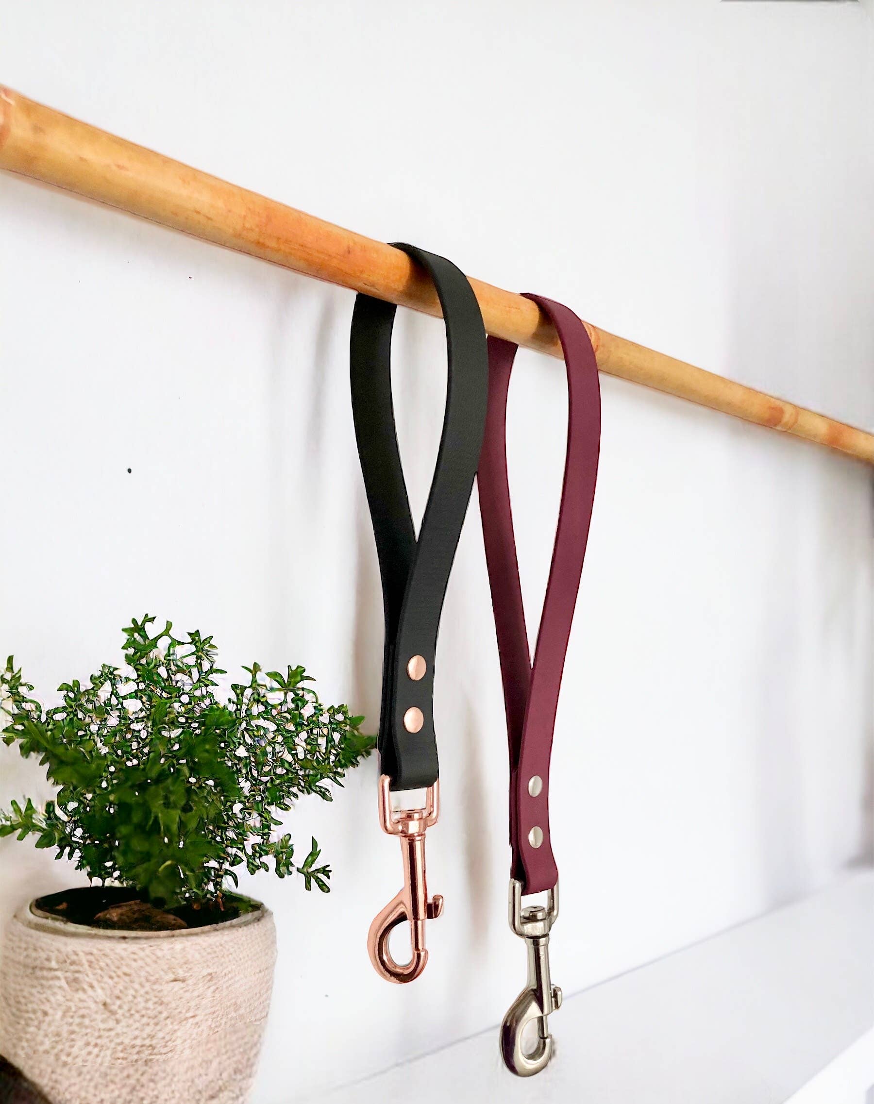 Traffic Lead for Dogs | 8" | BioThane | Waterproof