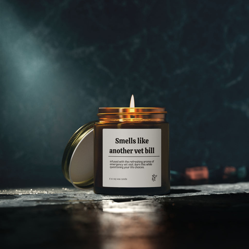 Smells Like Another Vet Bill Candle | Coconut Apricot Wax 4oz 9oz