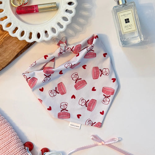 Bark & Main Champagne & Squiggles Reversible Dog Bandana
