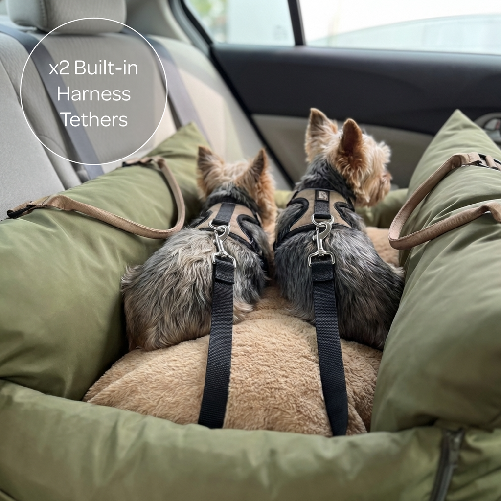 Marco Travel Pet Bed – Single & Double Seater, 4 Colours