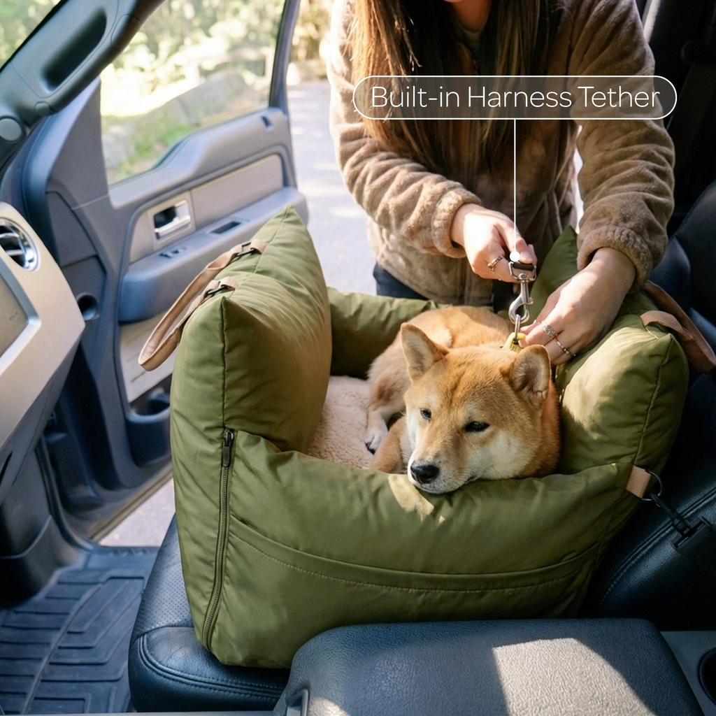 Marco Travel Pet Bed – Single & Double Seater, 4 Colours