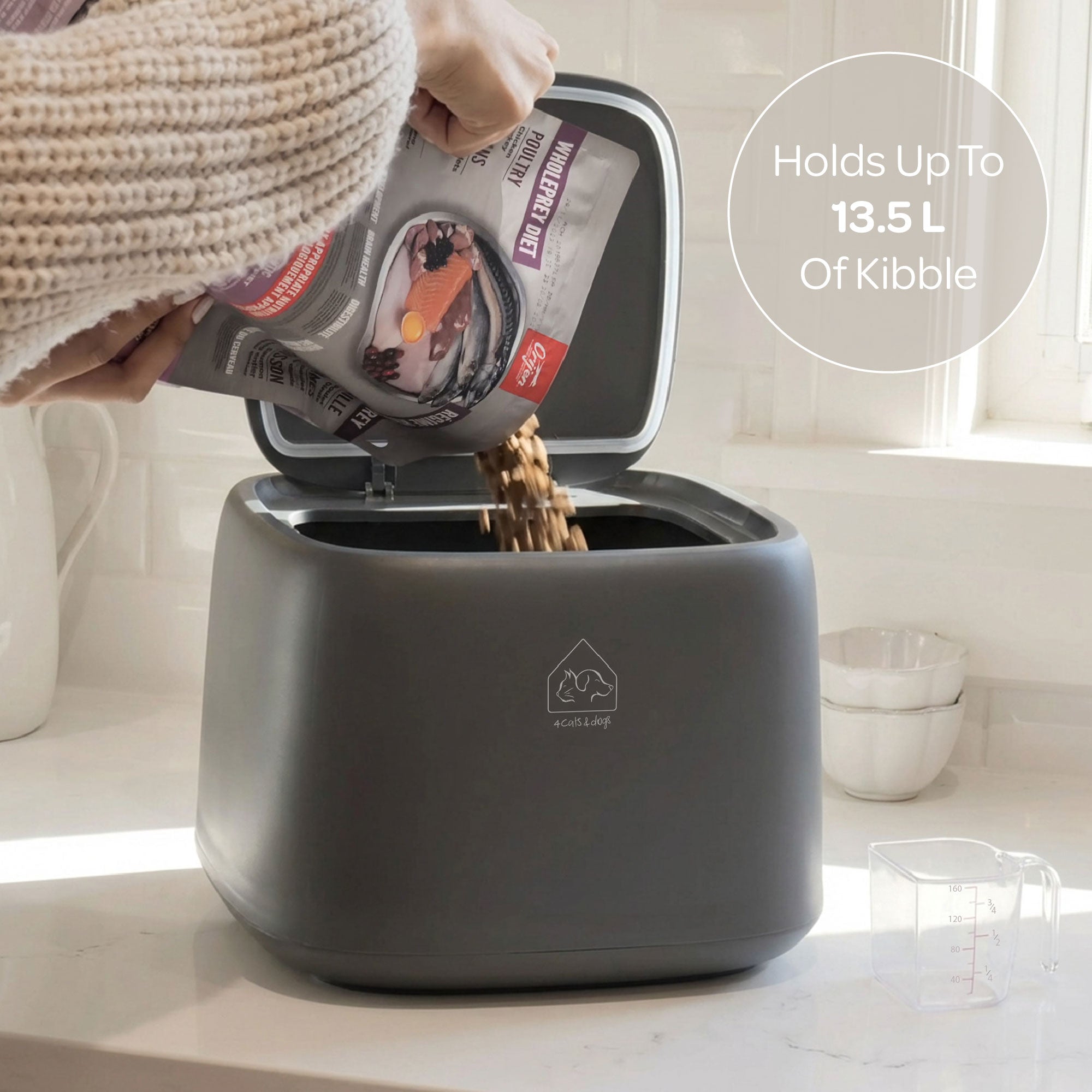 Kibble Airtight Pet Food Storage Container