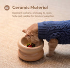 Soufflé Pet Bowl - Cream Beige