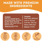 Pork & Cheese Soft Dog Treats: For Puppies and Seniors