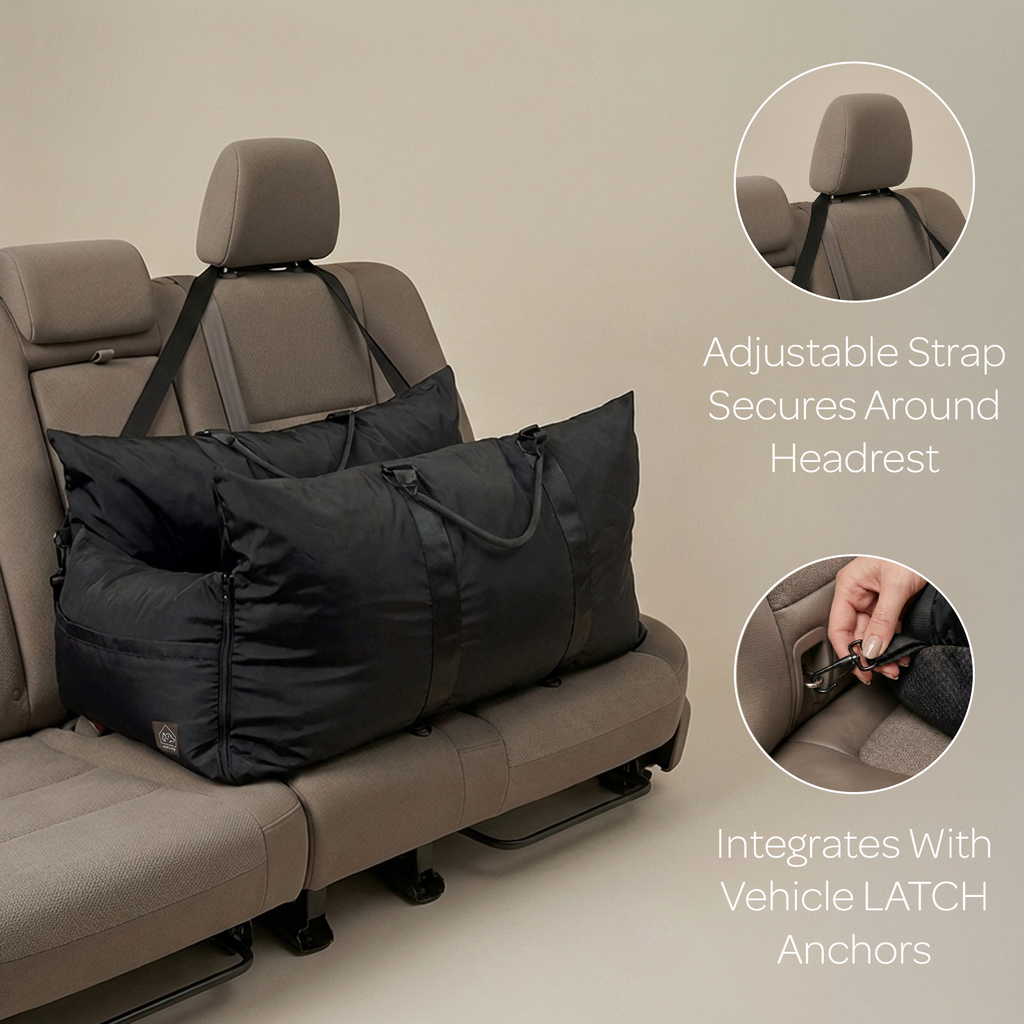 Marco Travel Pet Bed – Single & Double Seater, 4 Colours
