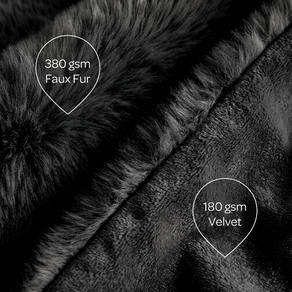 Pixie Pet Throw – Faux Fur, Leak-Resistant, 5 Colours