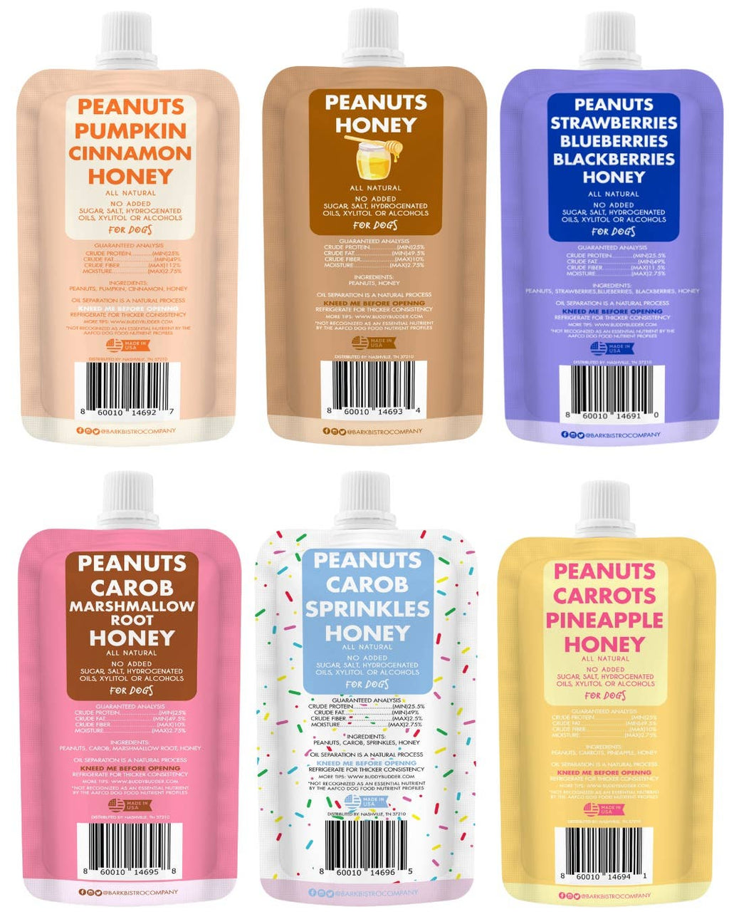 Dog Peanut Butter - 4oz Squeeze Pack