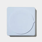 3-in-1 parquet slow feeder bowl - sky