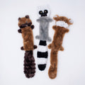 ZippyPaws - Skinny Peltz Large 3-pack Chipmunk, Lemur, Monkey