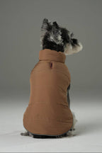 Reversible Dog Vest Jacket -  Red Brown