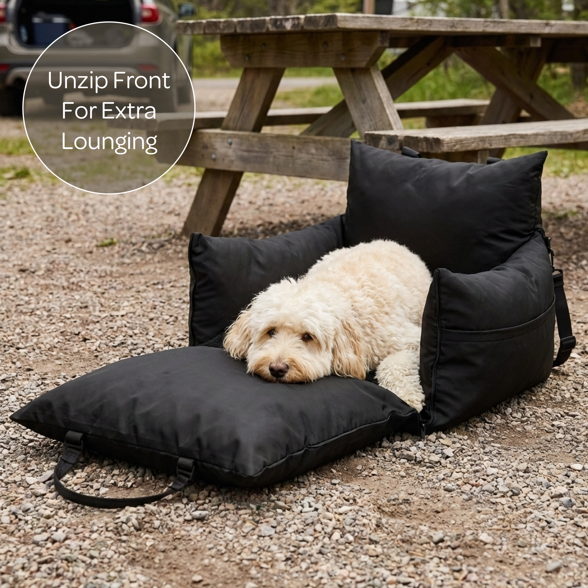 Marco Travel Pet Bed – Single & Double Seater, 4 Colours