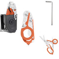 6-in-1 Foldable Trauma Shears Multi-Tool with Sheath & Belt Clip