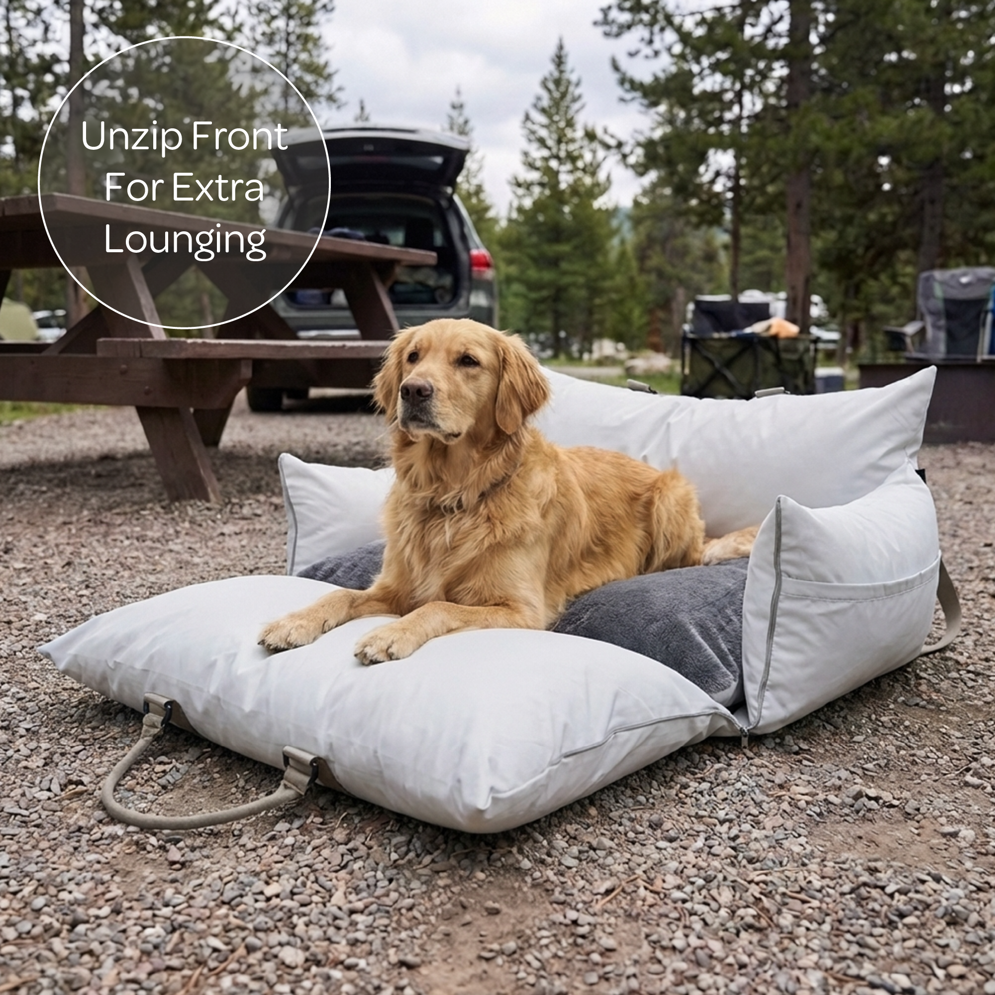Marco Travel Pet Bed – Single & Double Seater, 4 Colours