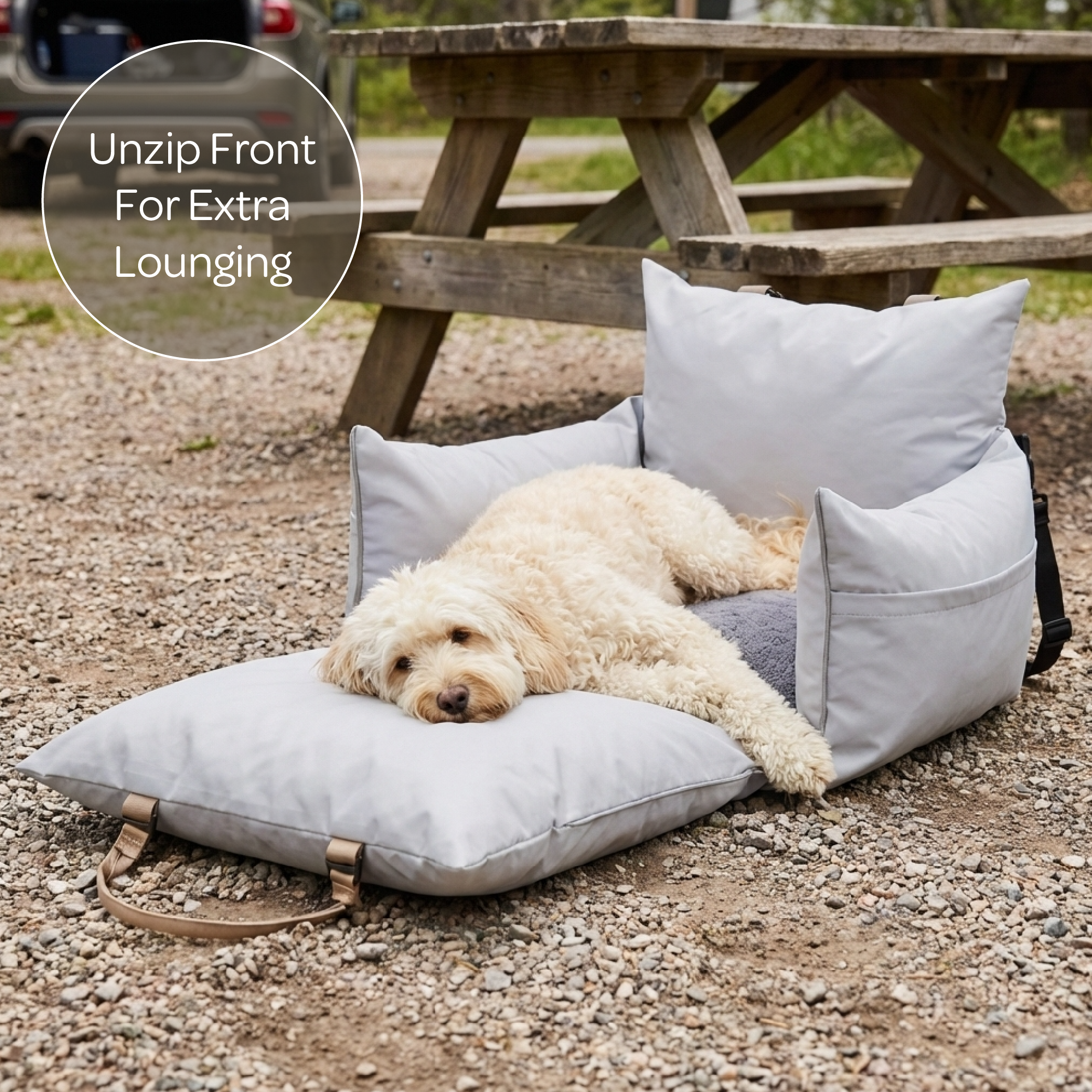 Marco Travel Pet Bed – Single & Double Seater, 4 Colours