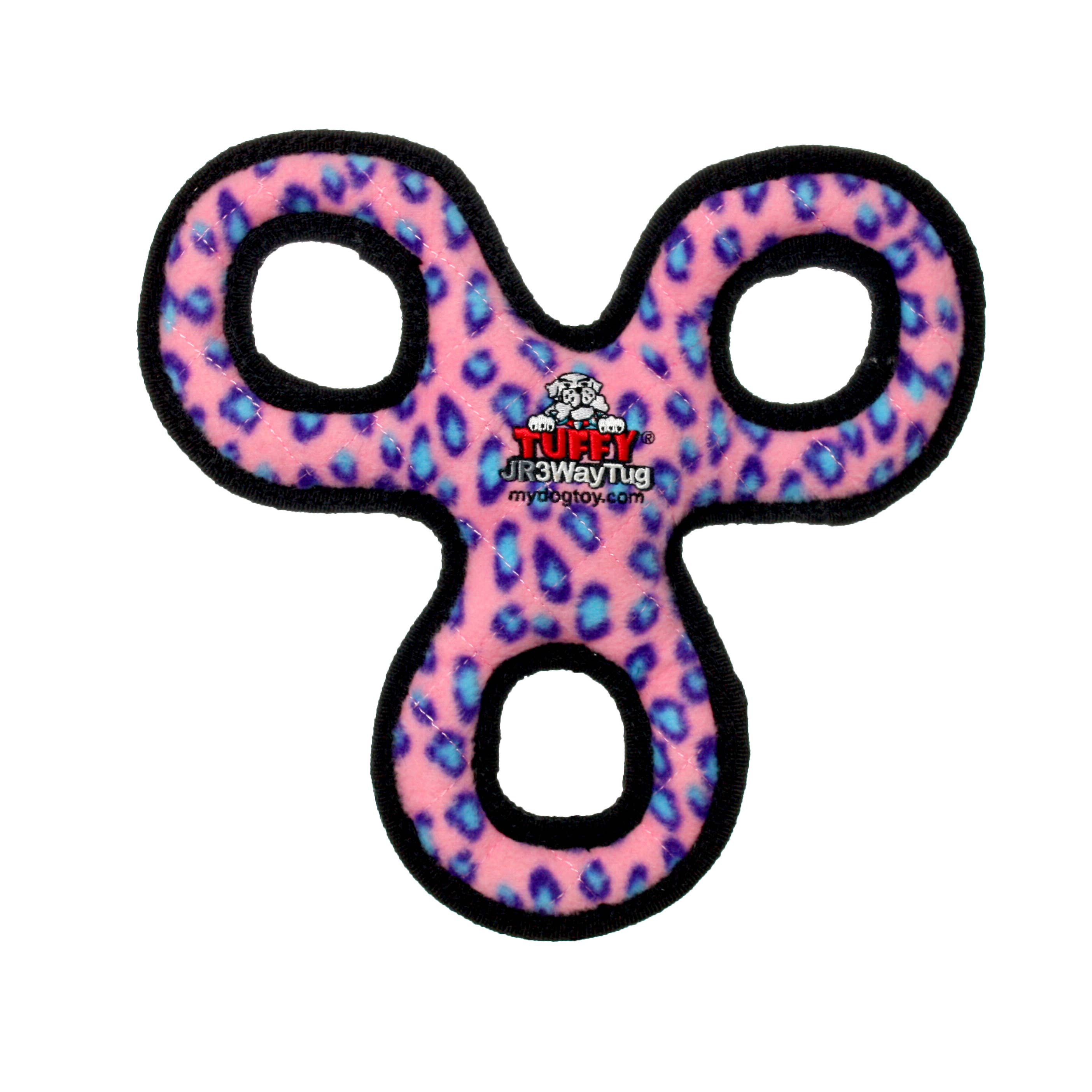 Tuffy Jr 3 WayTug - Pink Leopard