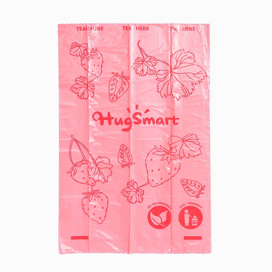 Poop  Bag | Strawberry  Poop Bags 16pack